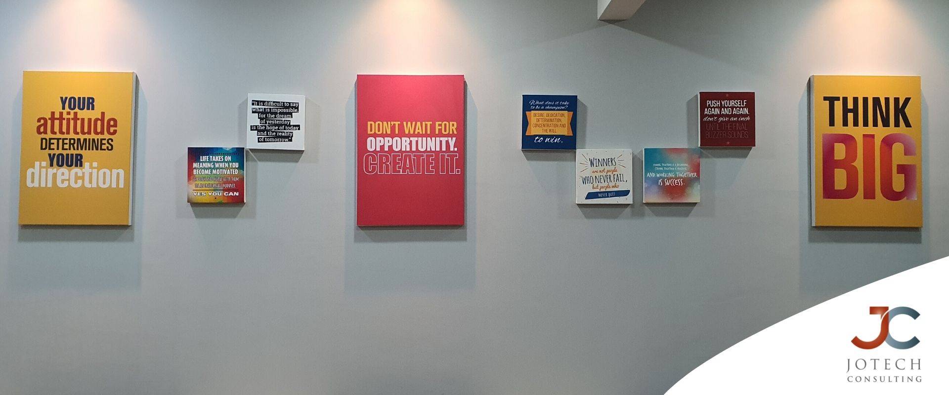 Jotech Consulting - Office Motivational Wall