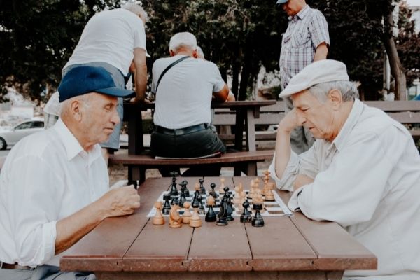 5 Most Important Things In Life_Old Friends Playing Chess